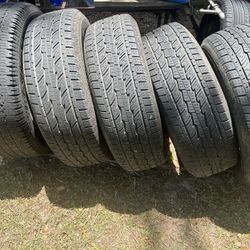 4 Great General Grabber Tires W/Raised White Letters!