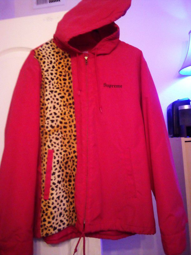 Supreme Cheetah Hooded Jacket