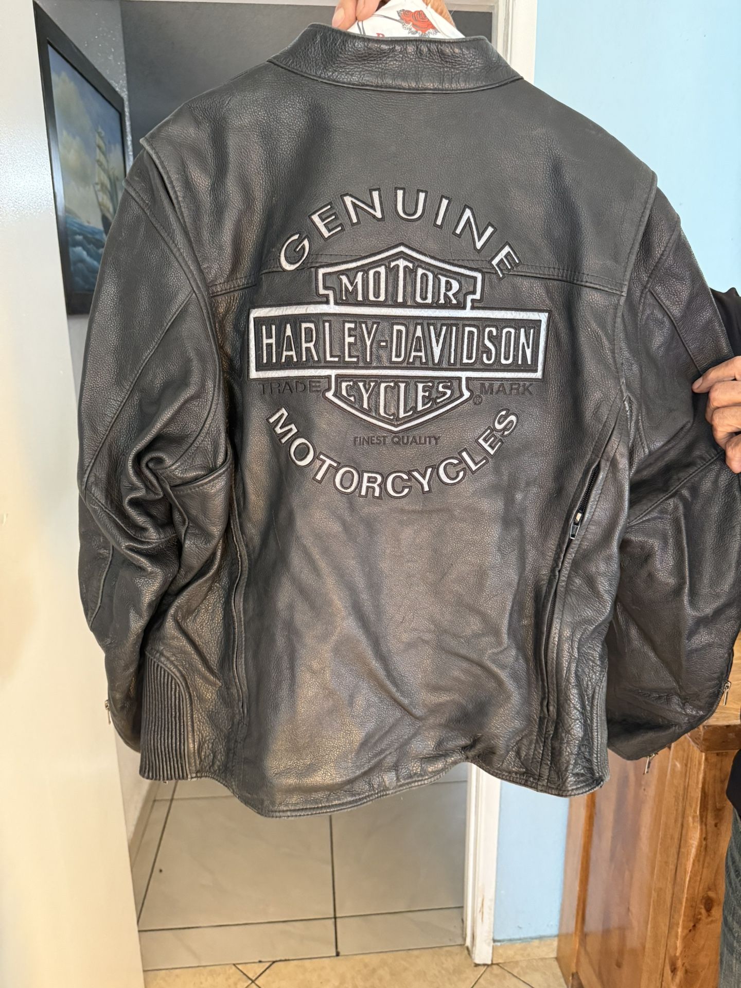 Harley Davidson Leather Biker Jacket