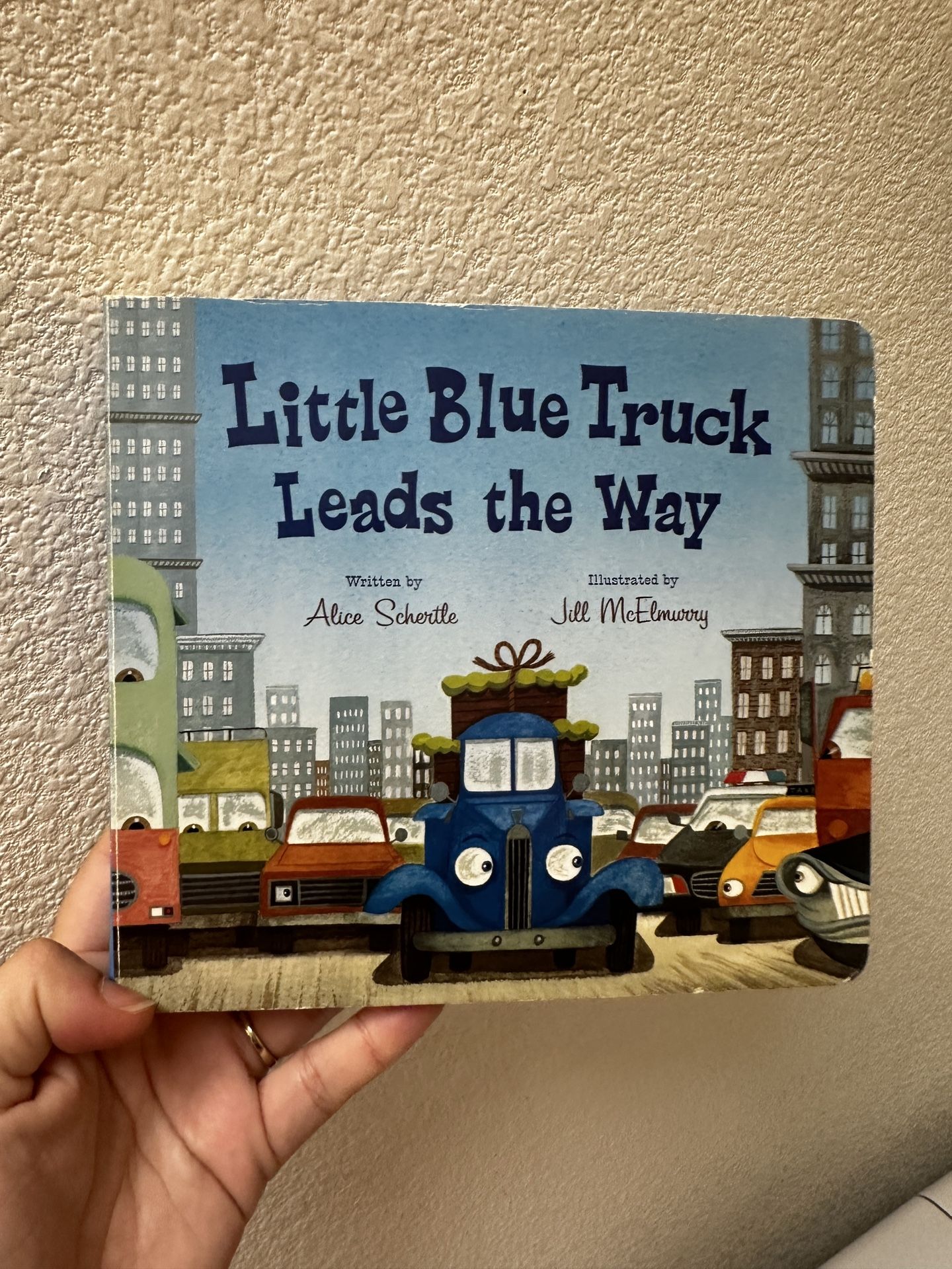 Little Blue Truck Leads The Way Board Book