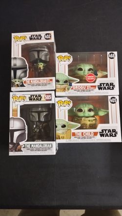 Funko Pops Mandalorean 