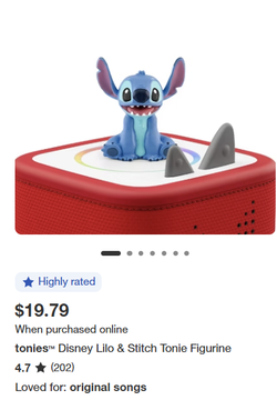tonies Disney Lilo & Stitch Tonie Figurine