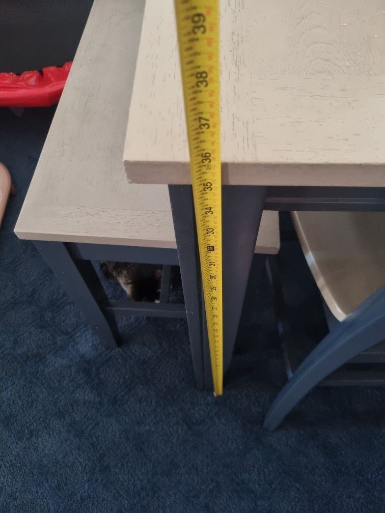 Tall Dining Table (Sold As Set)