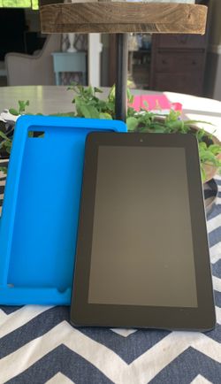 Kindle Fire with case