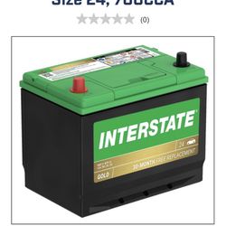 Interstate Gold Car Battery - Size 24
