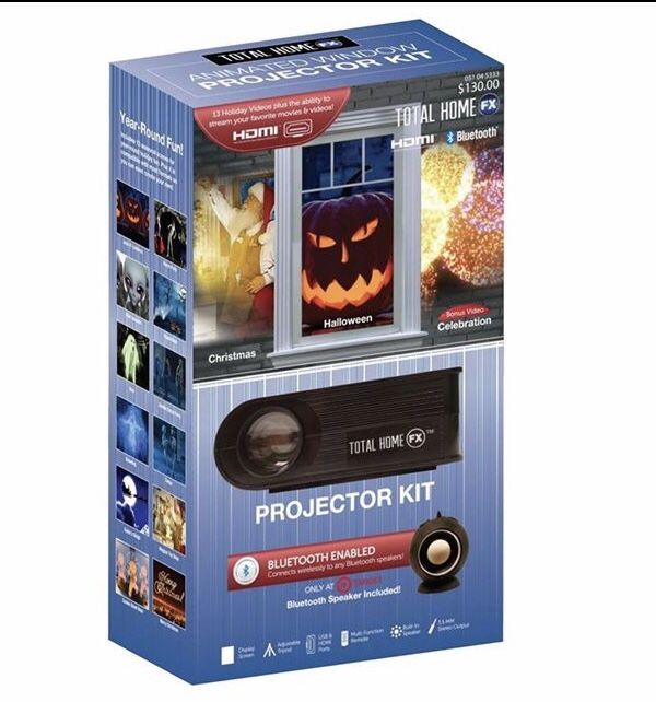 Bluetooth Enabled Holiday Projection Kit