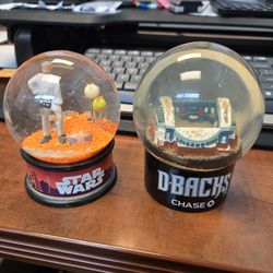 Dbacks snow globes