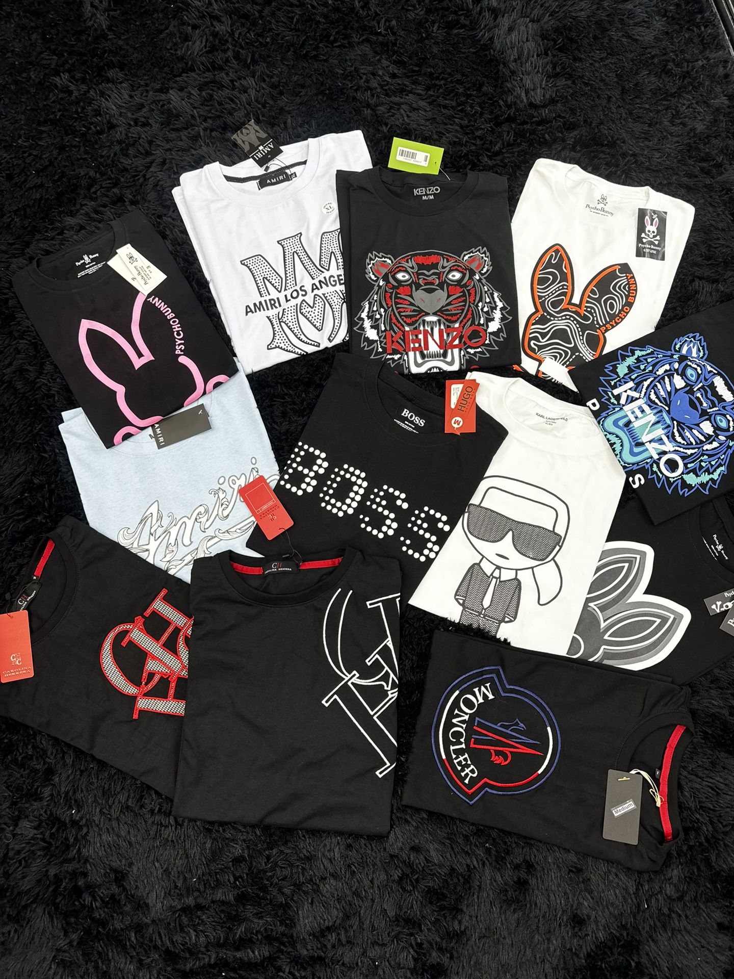 Shirts (Boss)(Psycho Bunny)(Amiri)(Kenzo)(Moncler)