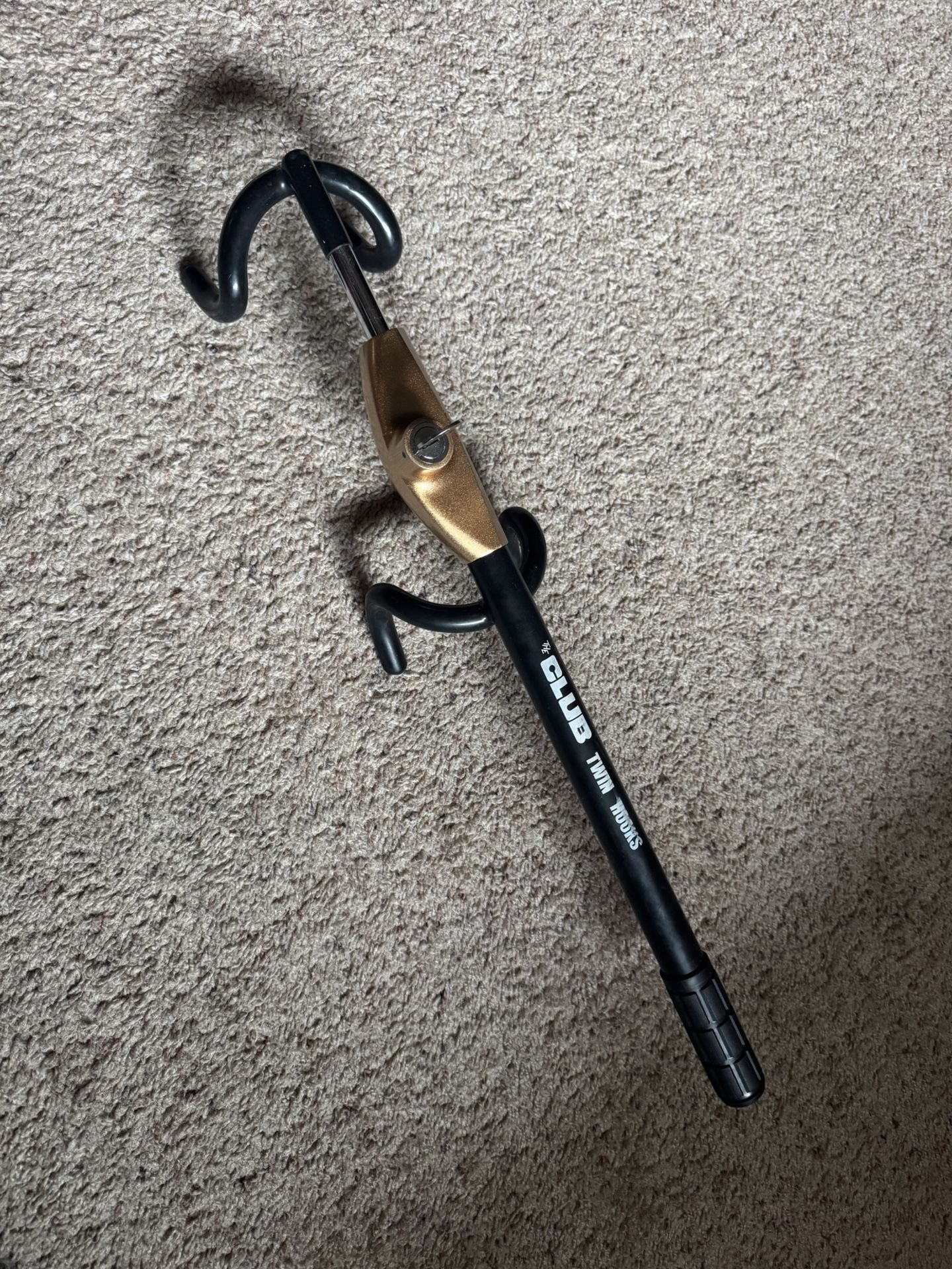 the club twin hooks 1 key