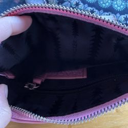 Thacker New York Pink Leather Crossbody Bag