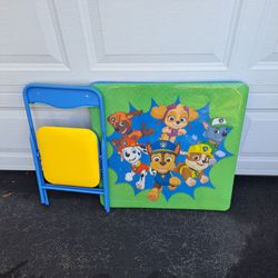 PAW Patrol Kids Folding Table and Chair Set
