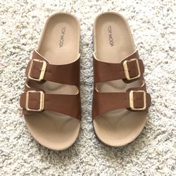 Women’s Double Strap Cork Sandals Size 7.5
