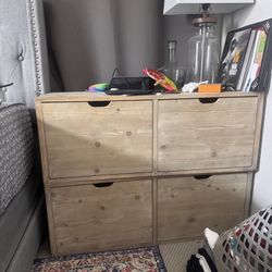 Restoration Hardware Bedside Table/Storage