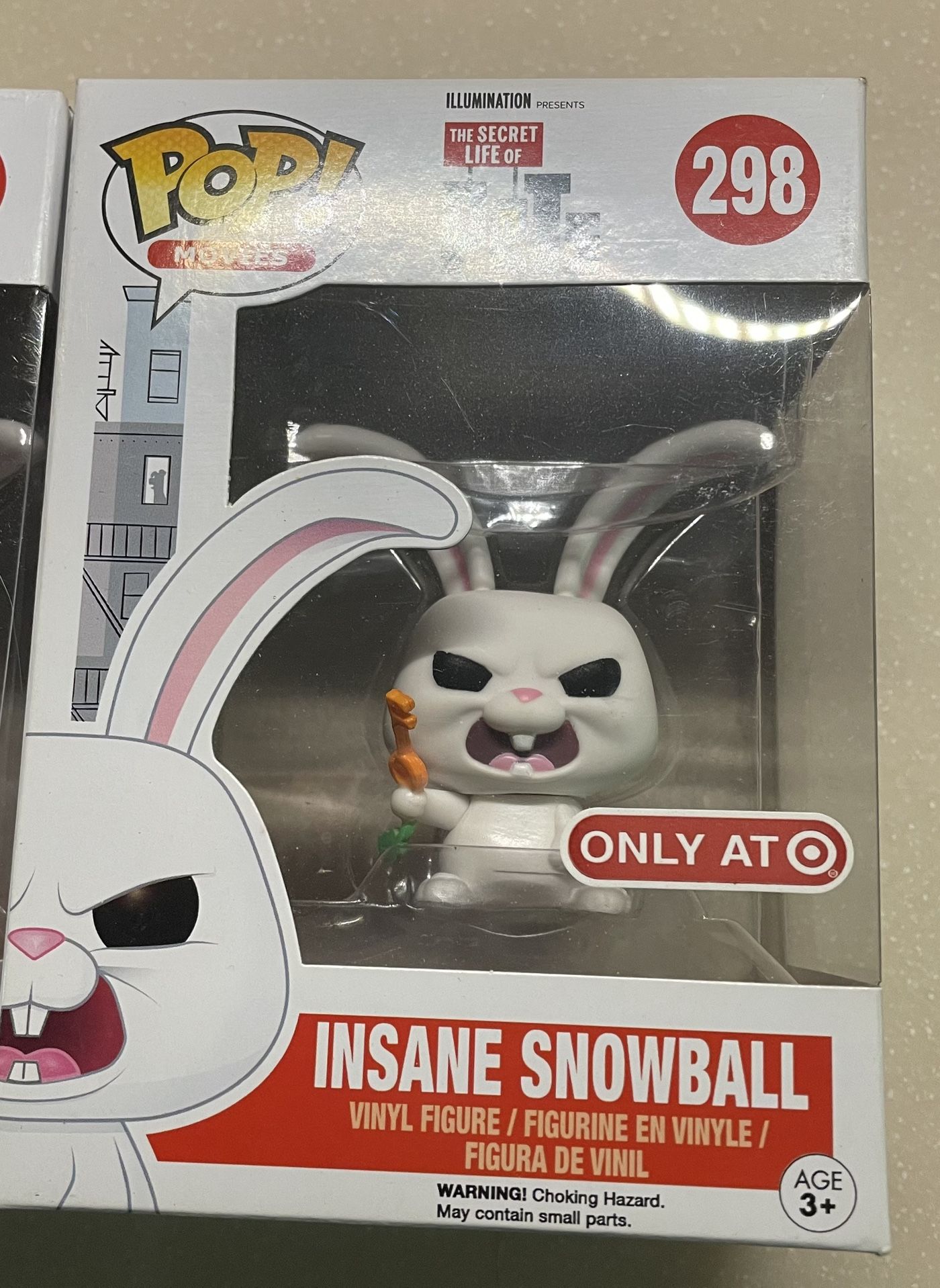 Funko Pop The Secret Life of Pets Insane Snowball #298 Target Exclusive!