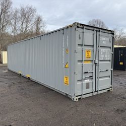 A 40ft High Cube storage and shipping container is currently available for purchase. 