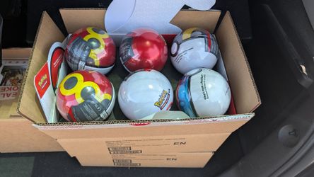 Pokeball and full cases