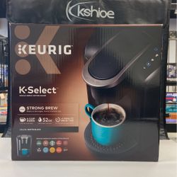 Keurig K-Select Coffee Machine Maker Matte Black Takes K Cups Brand New 