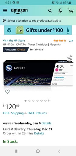 Tinta para hp