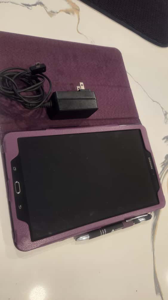 Tablet Samsung Galaxy Tab A 16GB Black, New Case