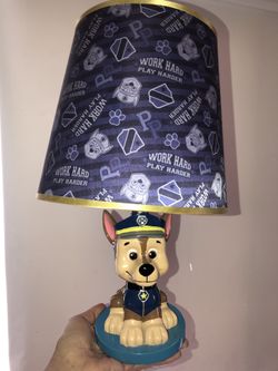 Paw patrol chase lamp
