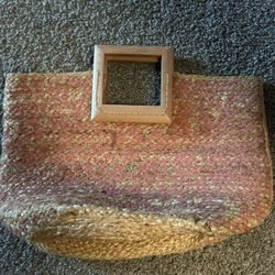 Womens Straw Purse