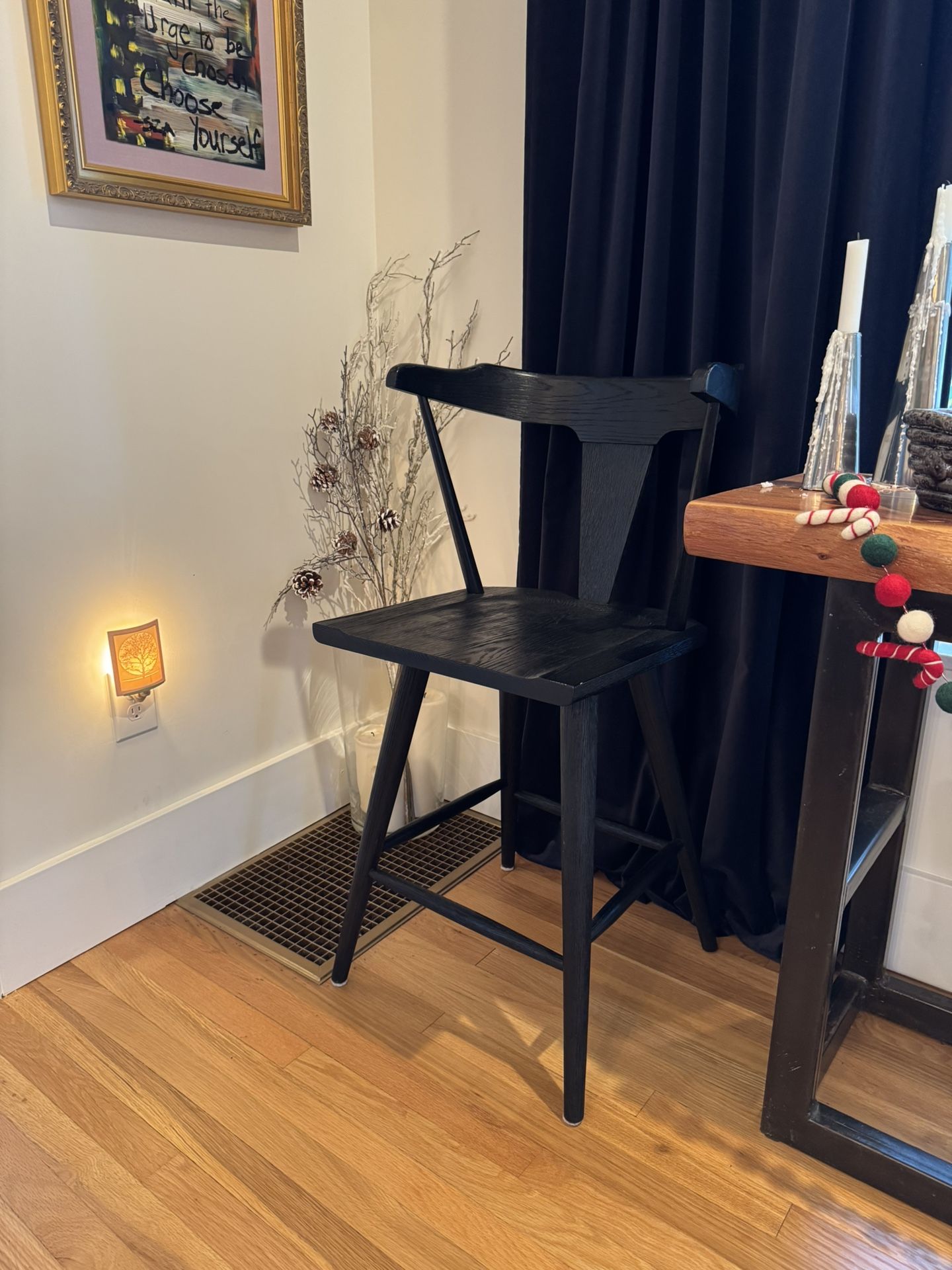 Black Counter Barstools