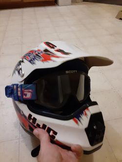 And a great HGC helmet custom Mount Scott goggles vented Etc