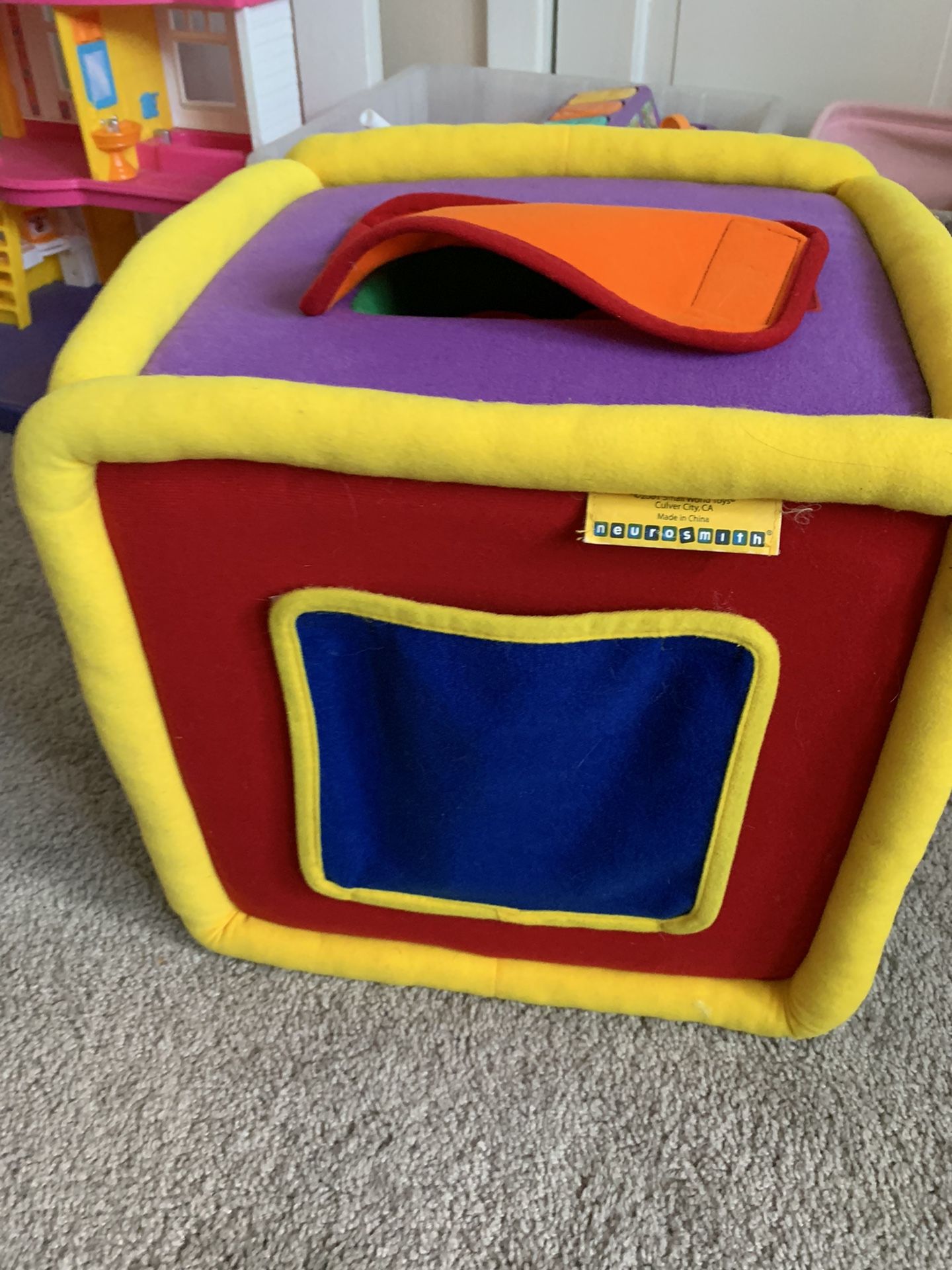 NEUROSMITH 2001 JUMBO MUSIC CUBE BLOCK GROW & DISCOVER LEARNING TOOL Activity Soft