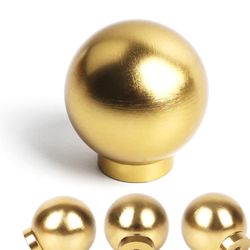Cabinet Dresser Ball Handle Round Cabinet Pulls Drawer Colorful Kids Room Decorative knobs 6pcs(Copper Color)