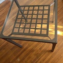 Compact Glass Table For Smaller Kitchen