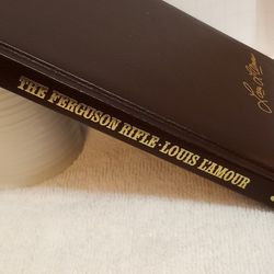 LOUIS L'AMOUR " The Ferguson Rifle " Western Leatherette Book
