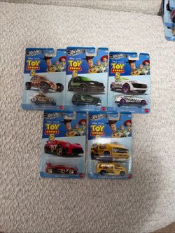Hot Wheels silver edition Toy Story 5 complete set