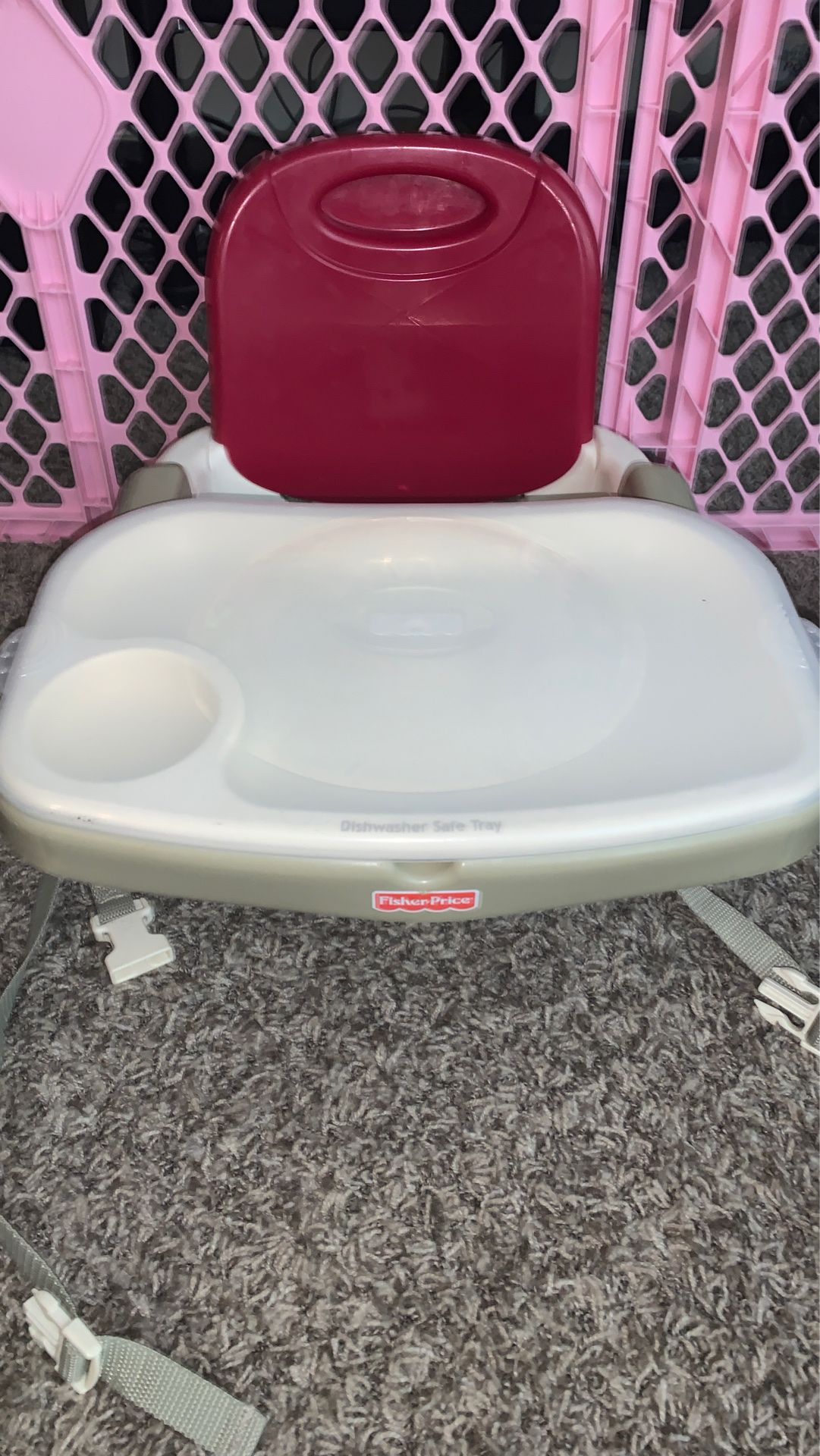 Fisher Price booster seat with tray and lid FREE