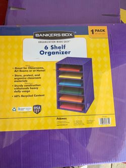 New 6 shelf organizer