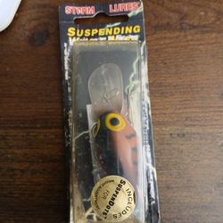 Storm Lures Vintage Pre Rapala Suspending Wiggle Wart SV37 Crankbait Suspending