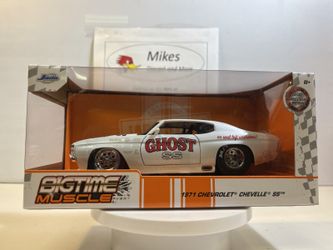 1971 Chevy Chevelle SS Diecast Model Car in 1/24 Scale by Jada BTM, NIB