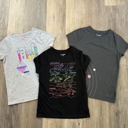 Medium (7/8) - Set Of 3 Cat & Jack Shirts