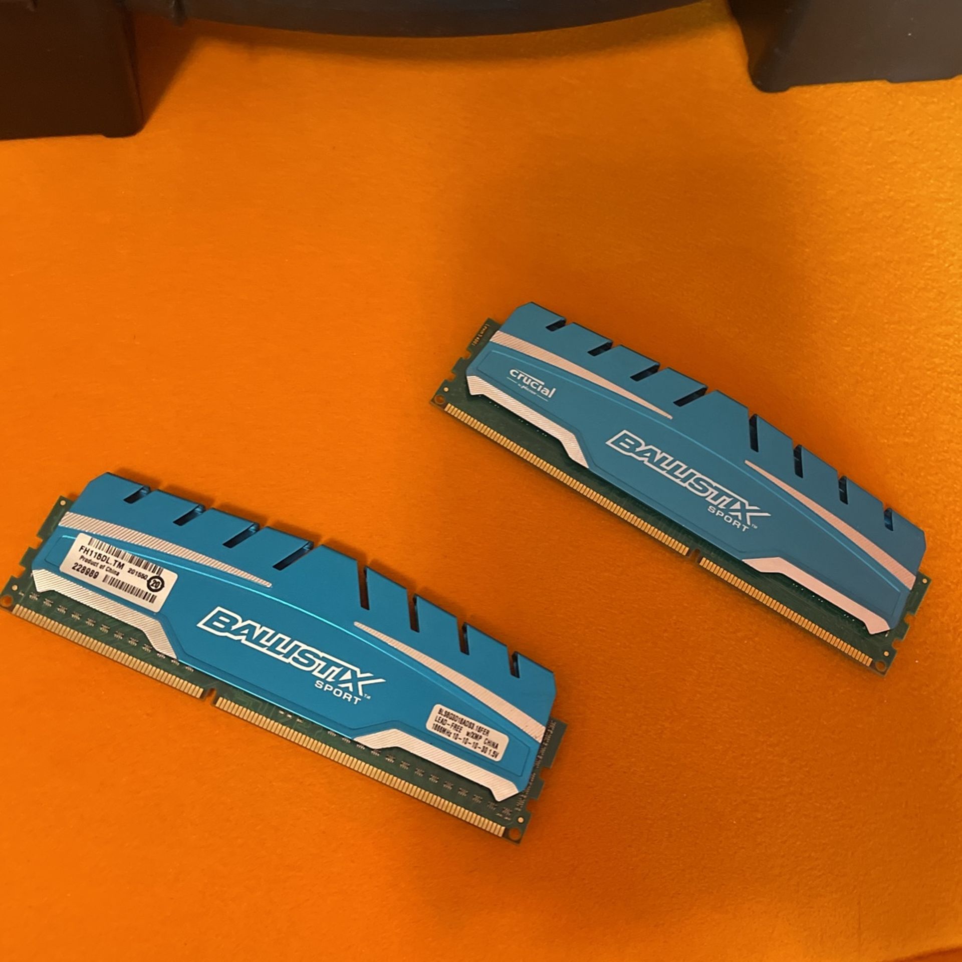 (2x) 8Gb RAM sticks