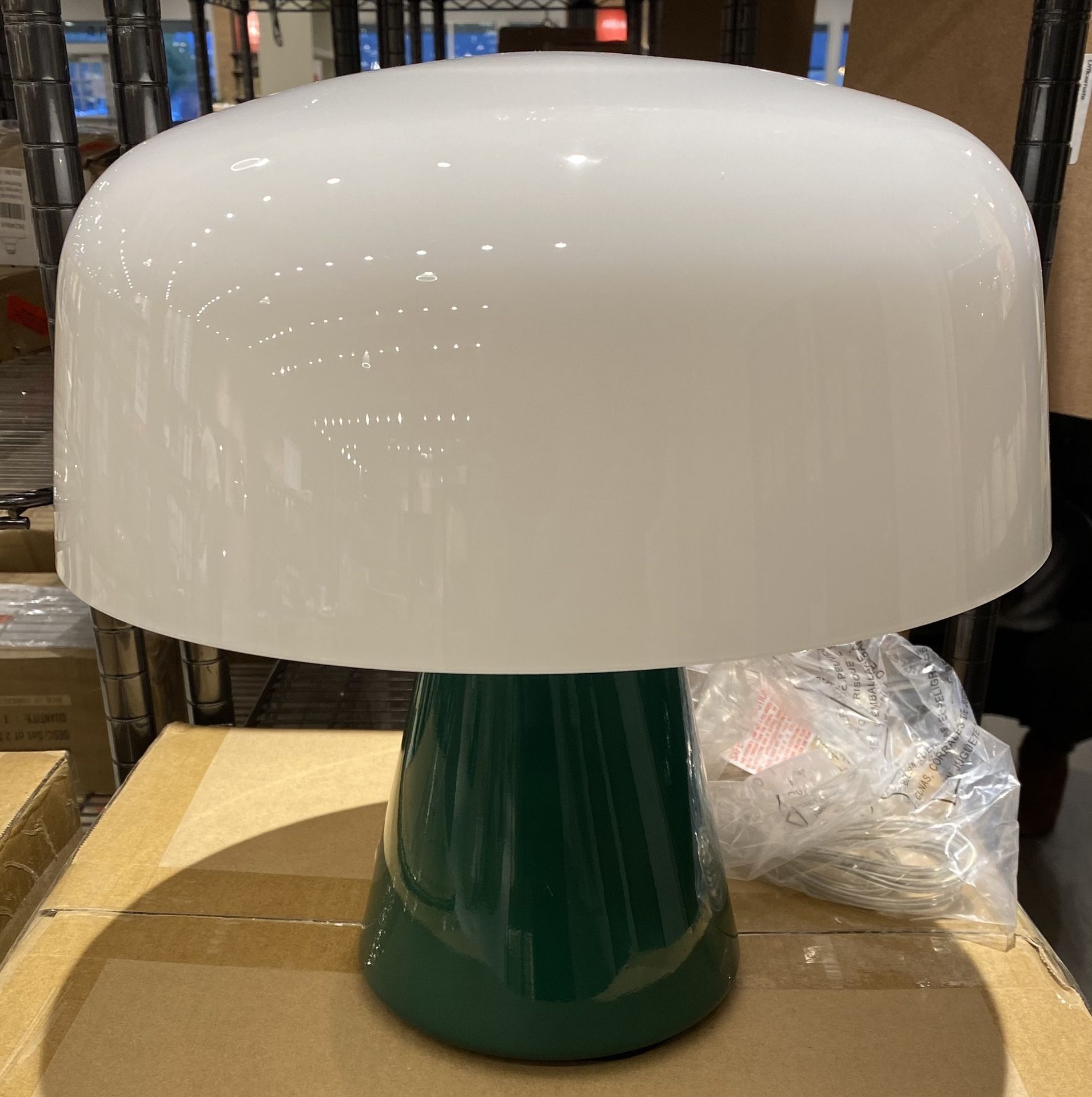 Discontinued West Elm Mushroom Lamp
