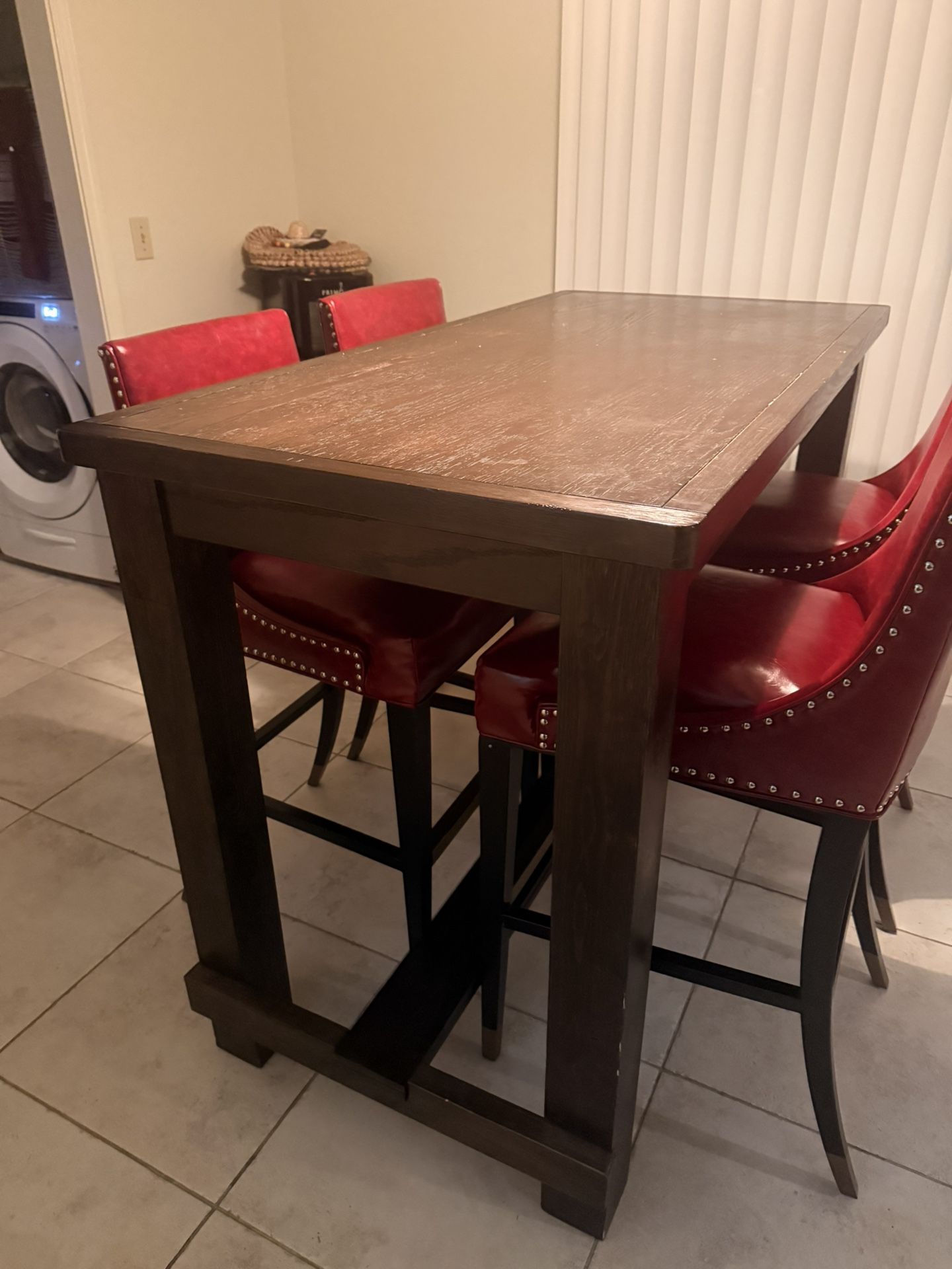 counter-height dining table