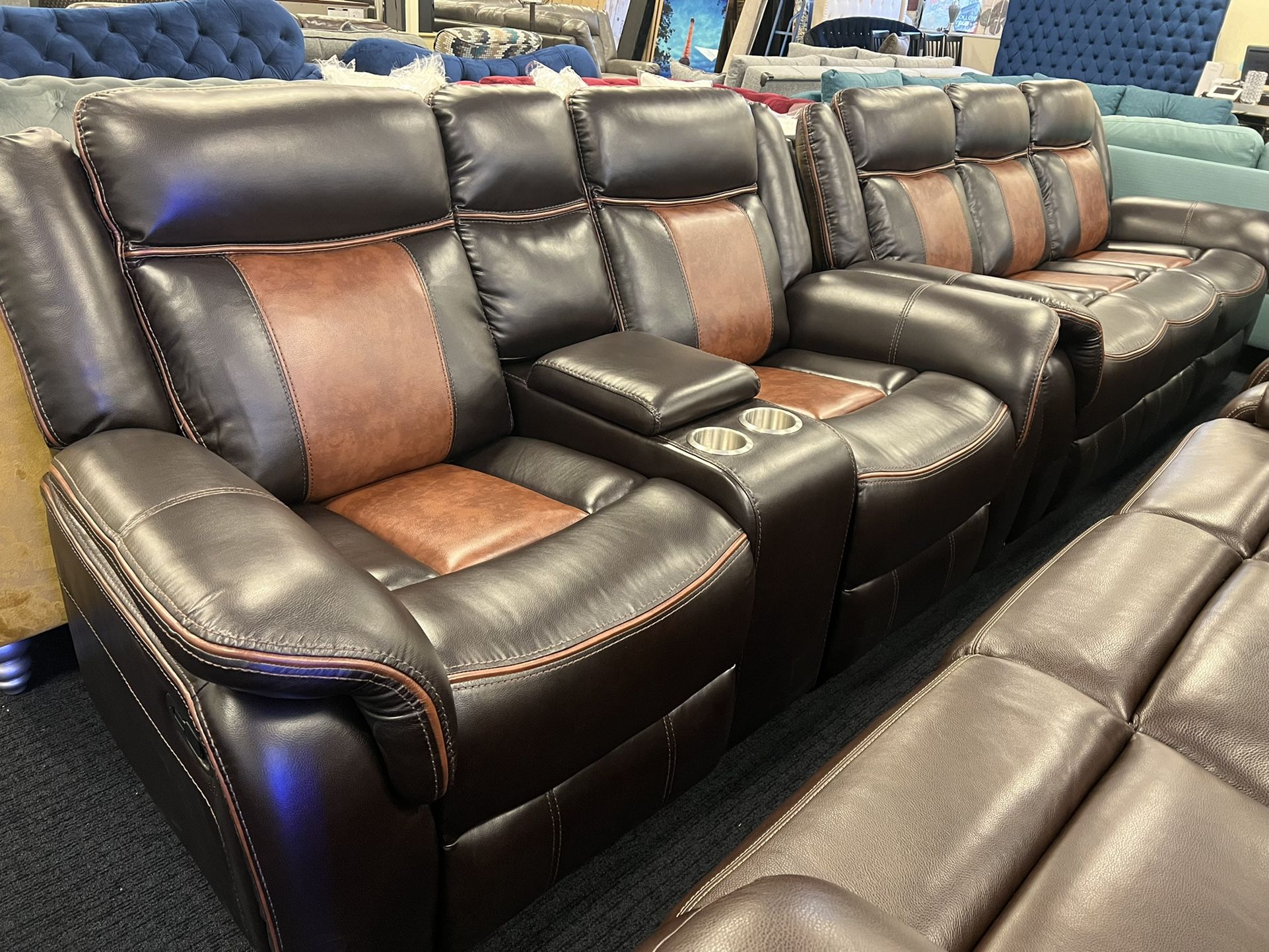 2-pc Reclining Mechanism SOFA & LOVESEAT