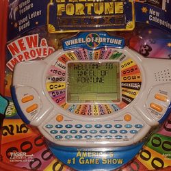Vintage Wheel Of Fortune Handheld Game