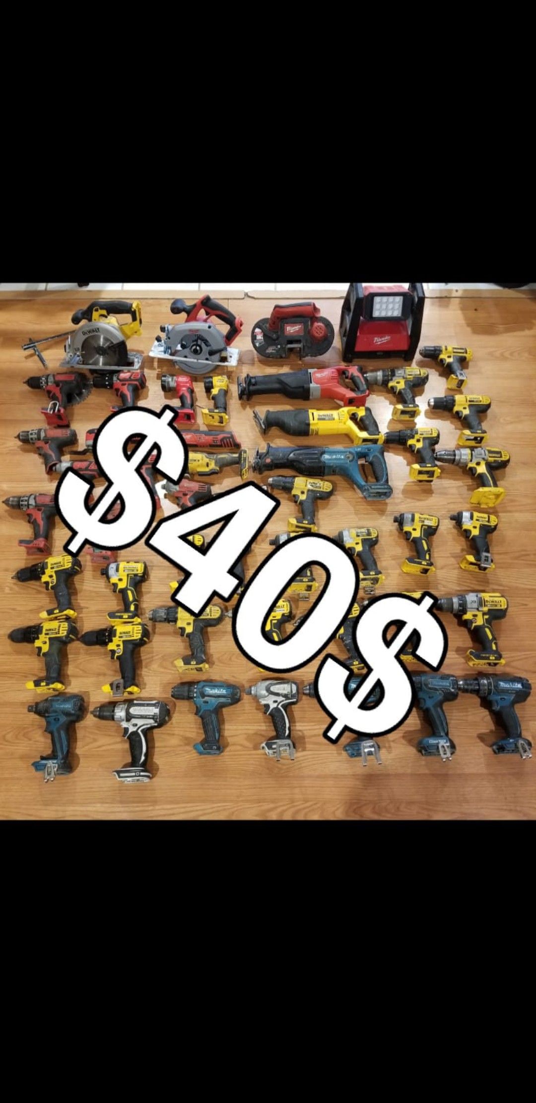Dewalt impact drill 20v milwaukee m18 makita drills multi tools