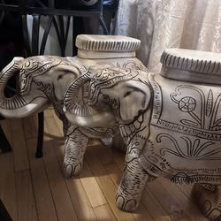 Elephant statues