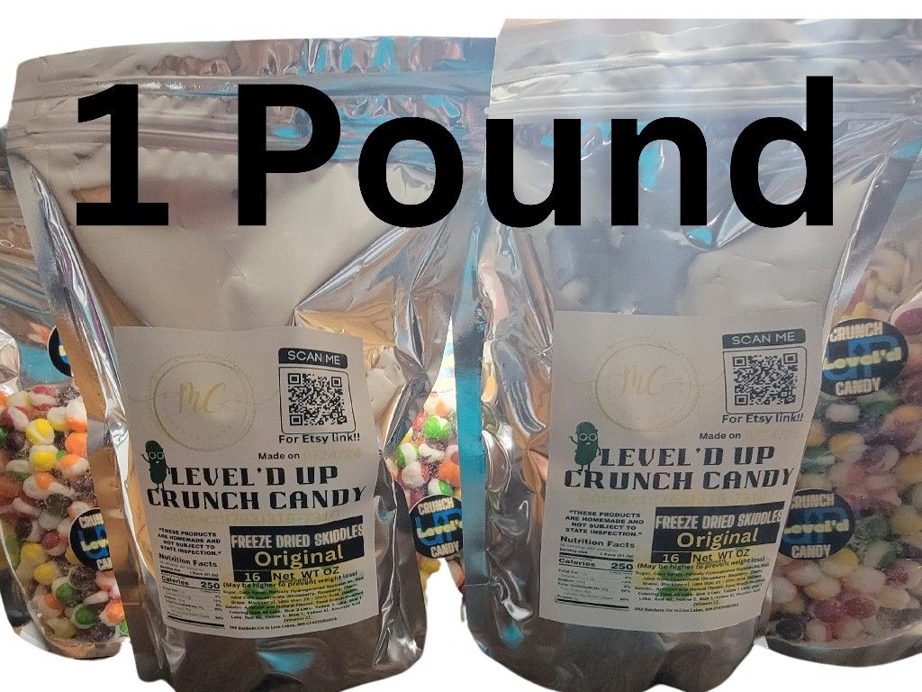 Freeze Dried Skiddles 1 Pound (Original)