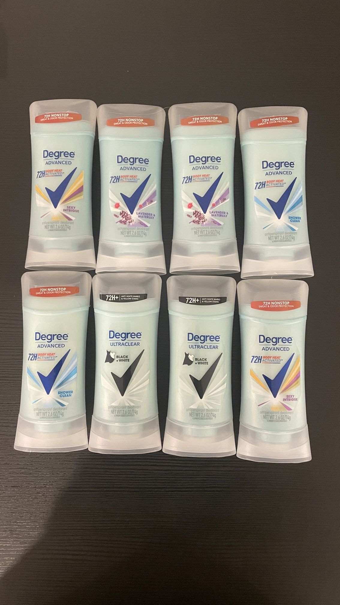 Degree Body Deo 8for $30