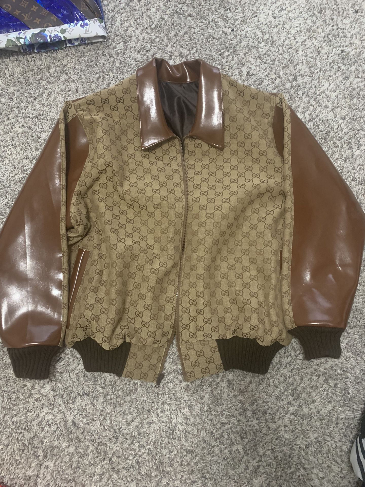 Custom Leather Trim Jacket for Sale in Stone Mountain, GA - OfferUp