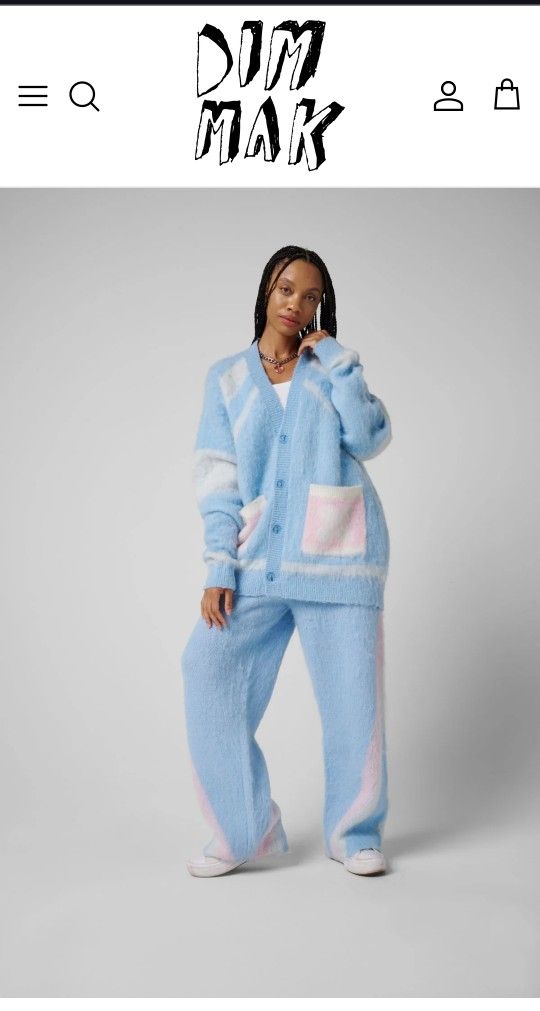 DIM MAK ONEPIECE Cardigan And Pant Set.