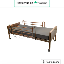 Used hospital bed (cleaned)