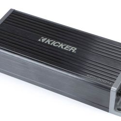 Kicker 51KPX300.4
Compact all-weather 4-channel amplifier — 45 watts RMS x 4